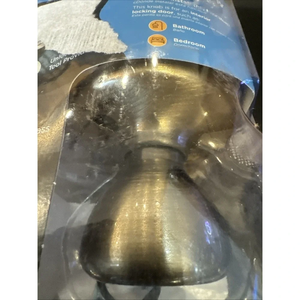 Kwikset Bed And Bath Tylo Antique Brass 300t 5 Cp V1 Door Knob